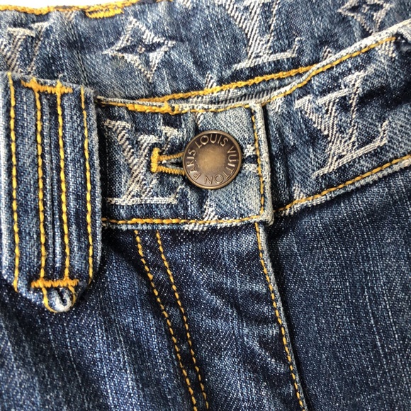 Authentic Louis Vuitton monogram denim jeans - Picture 3 of 8